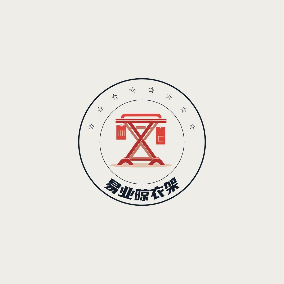 易业晾衣架 店铺LOGO