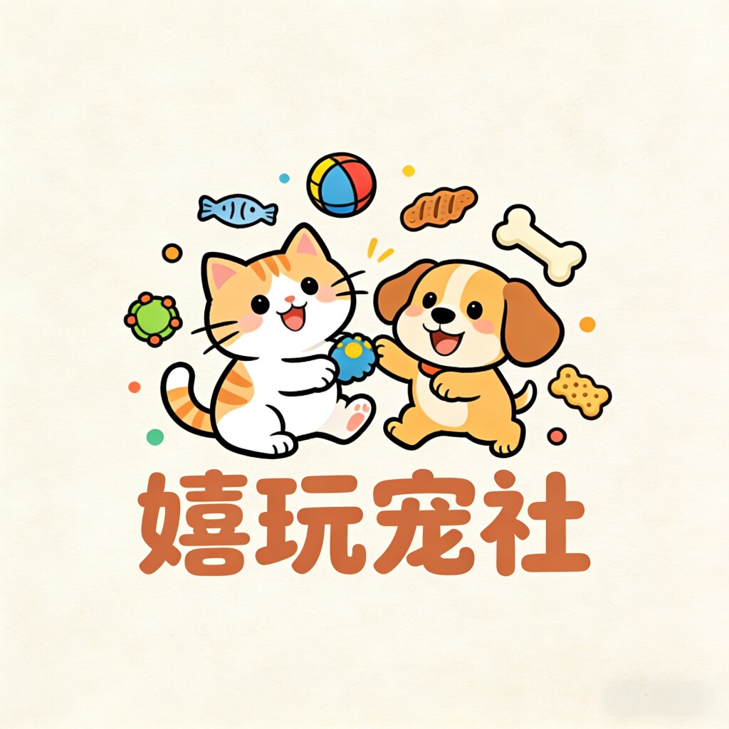 嬉玩宠社 店铺LOGO