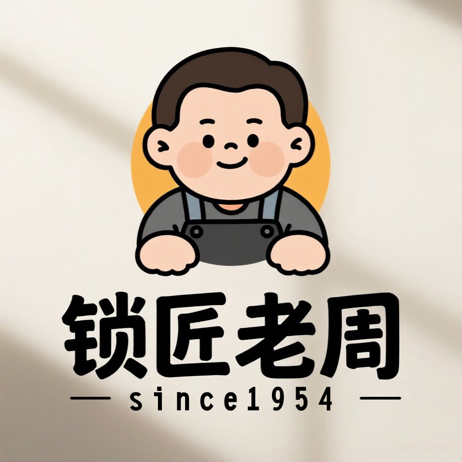 锁匠老周 店铺LOGO