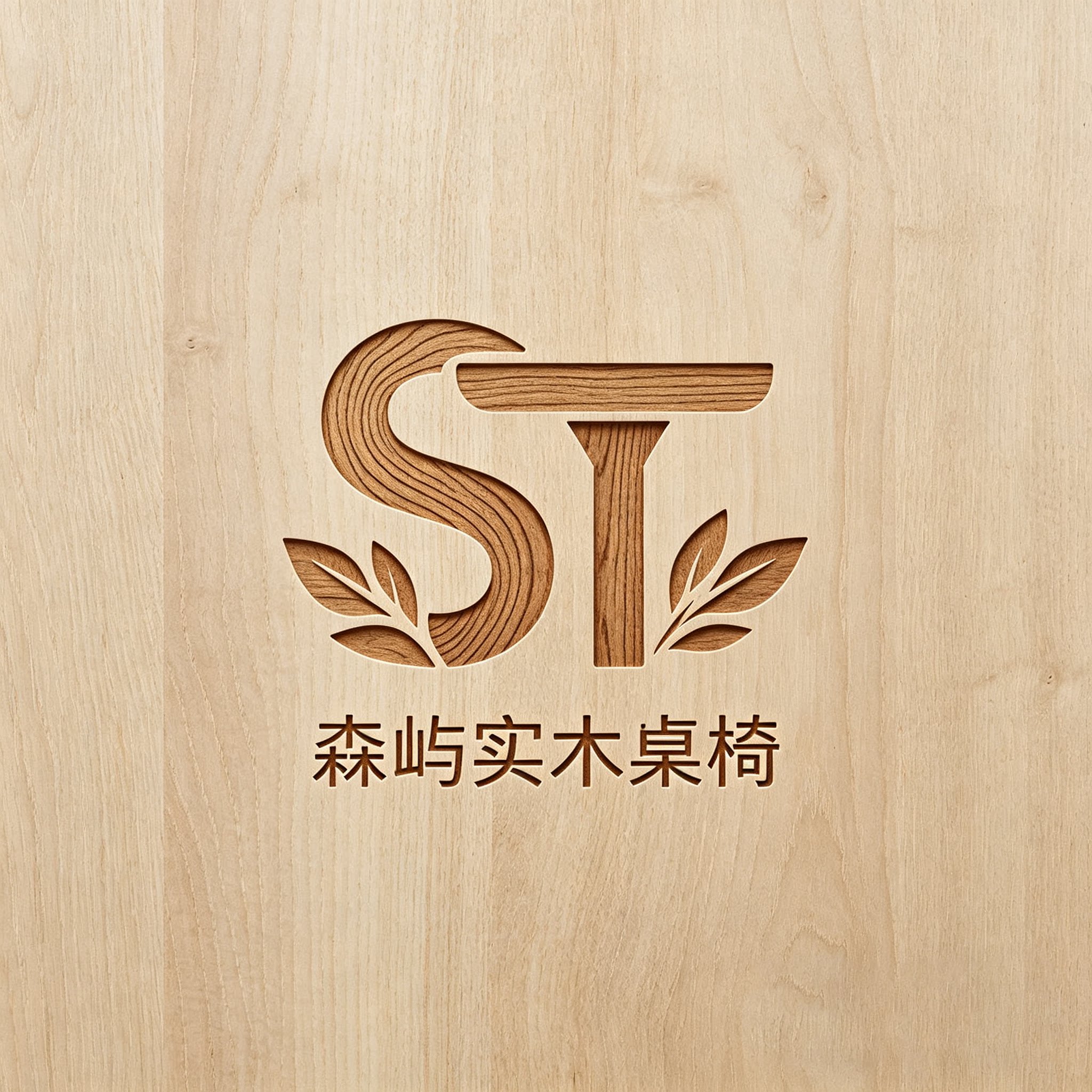 森屿碳化木桌椅