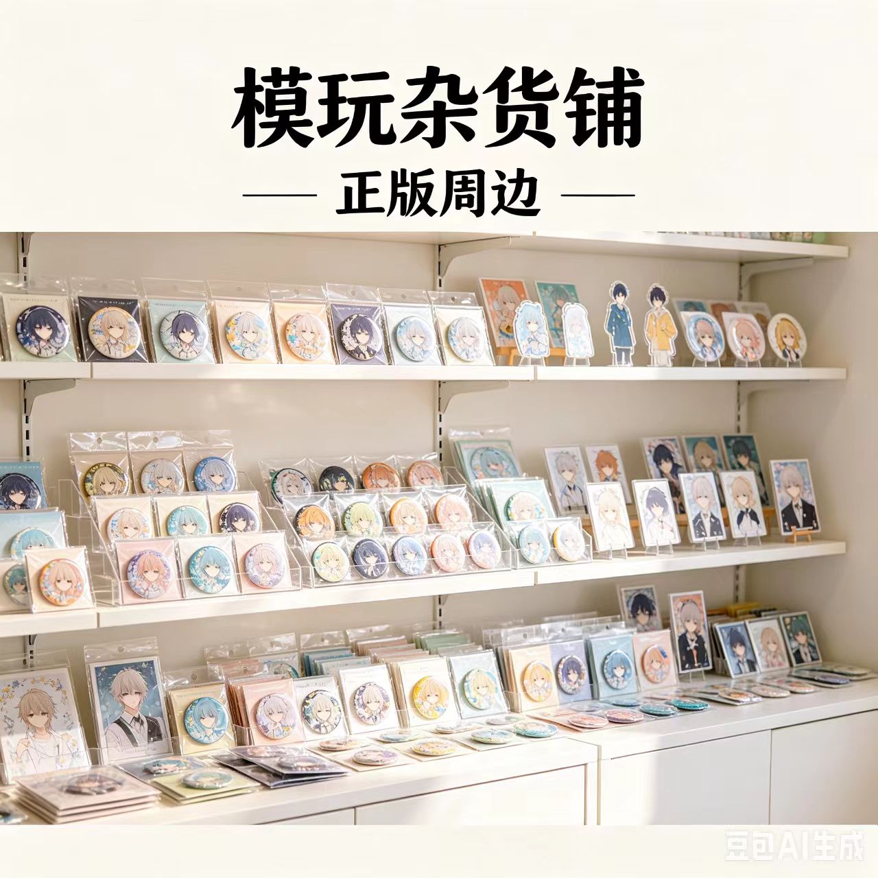 动漫游戏模玩周边谷子铺