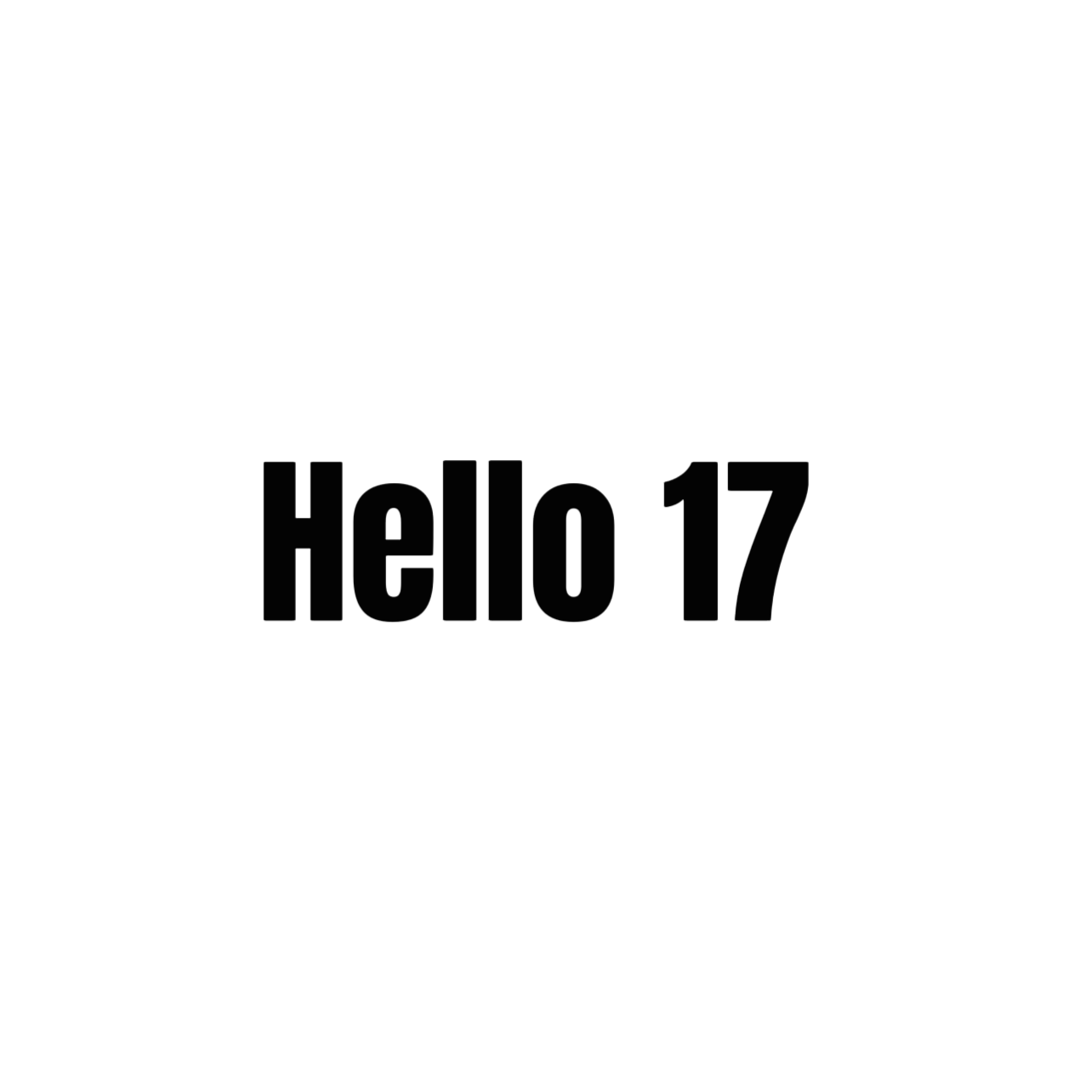 Hello 17 店铺LOGO