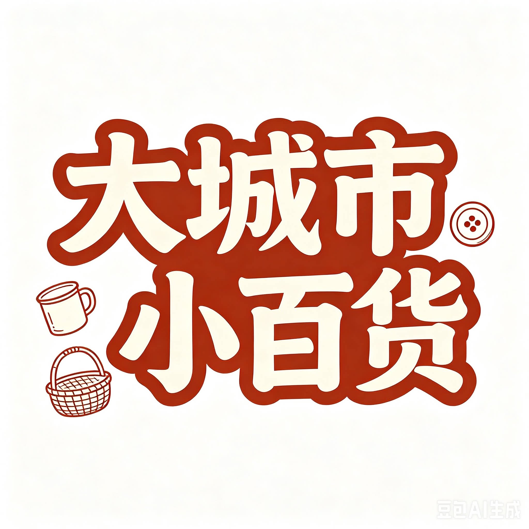 大城市小百货店 店铺LOGO