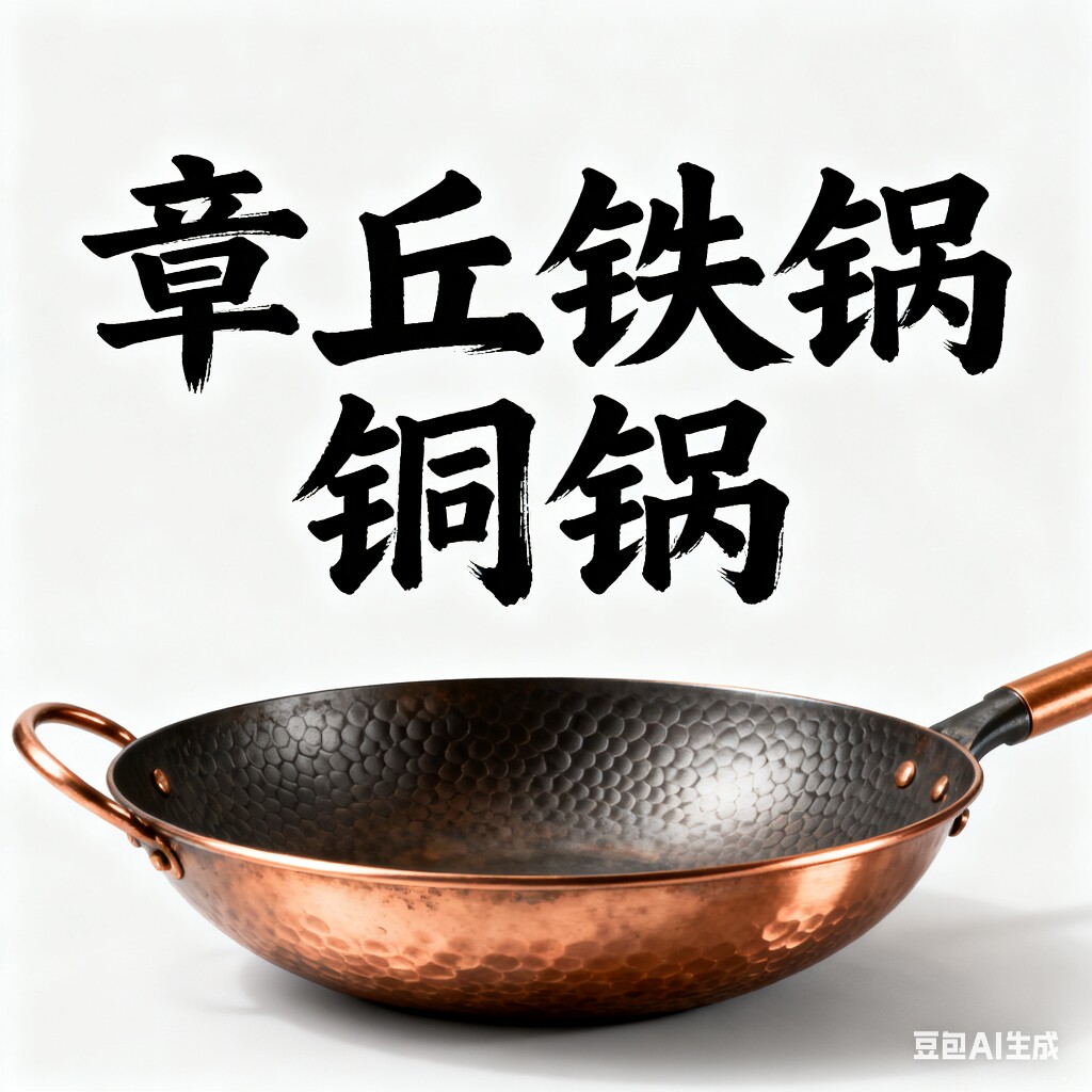 山东章丘纯手工锻打铁锅