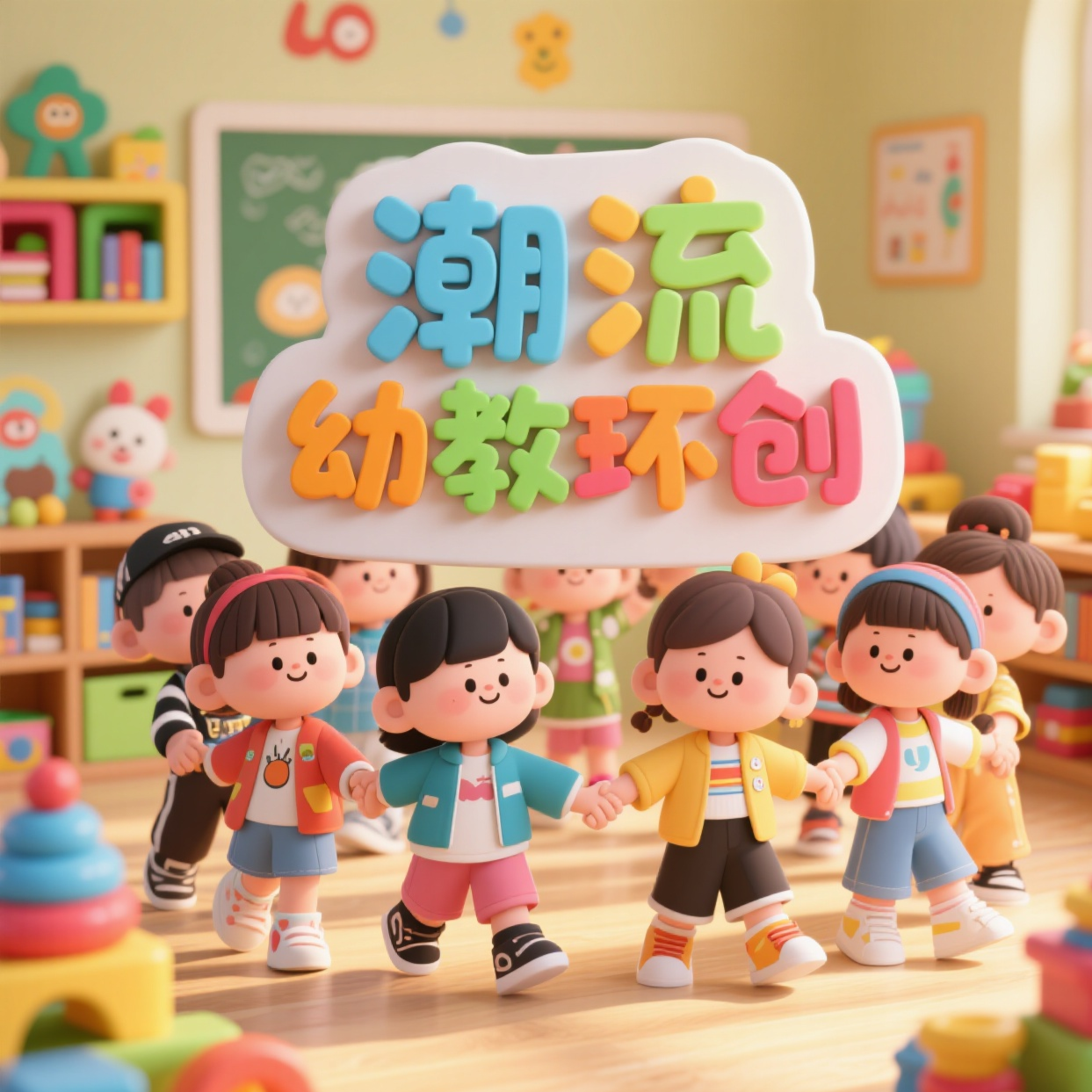 潮流幼教环创  可开票