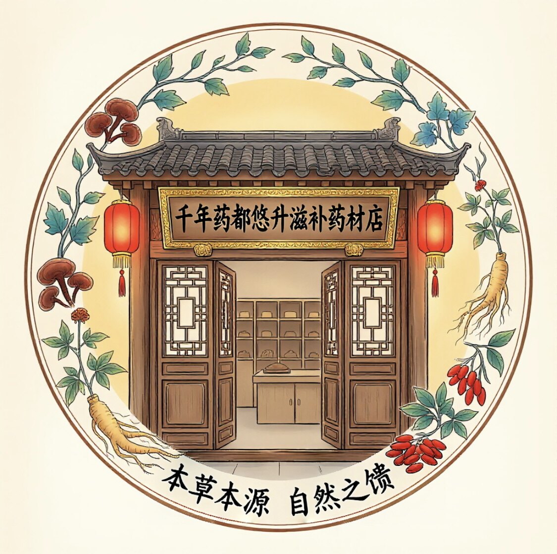 千年药都悠升滋补药材店
