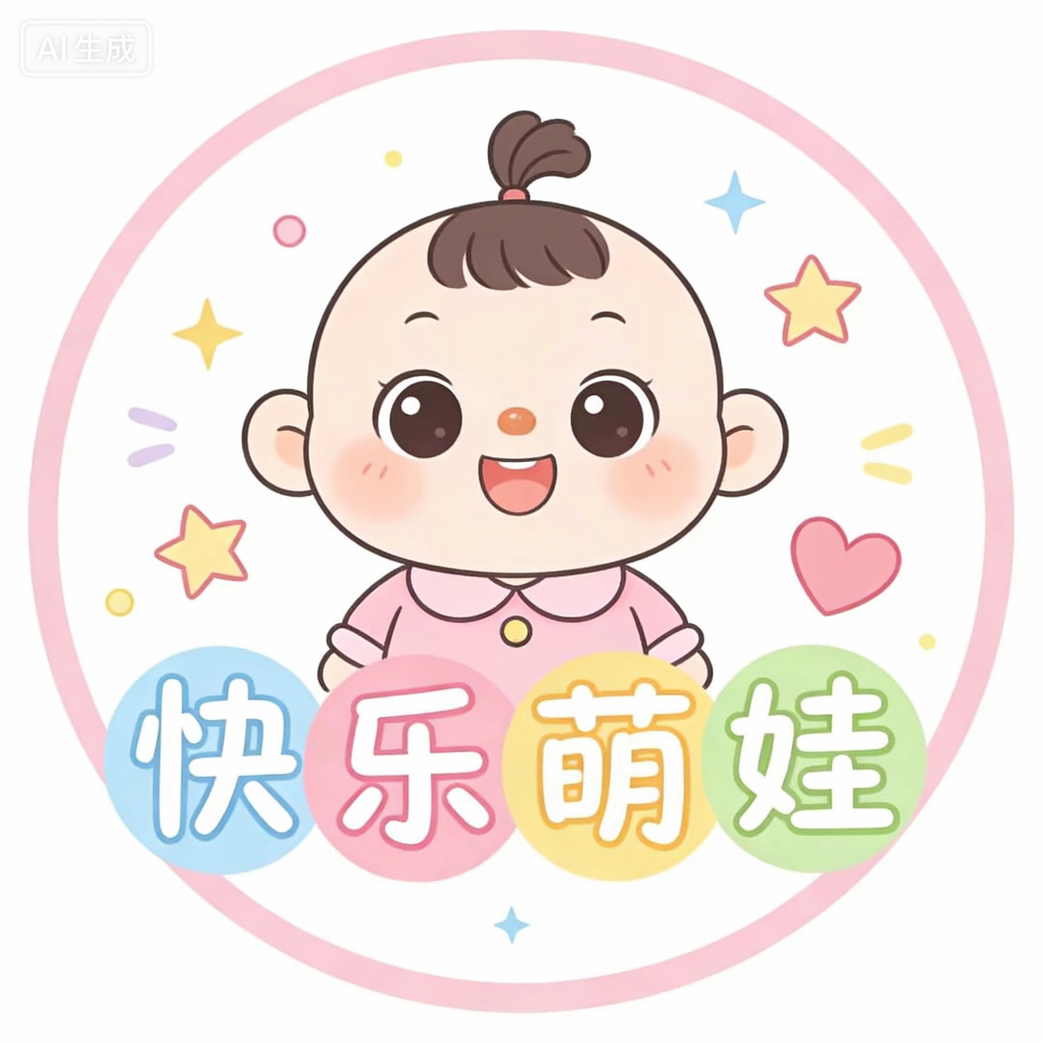 快乐萌娃玩具店 店铺LOGO
