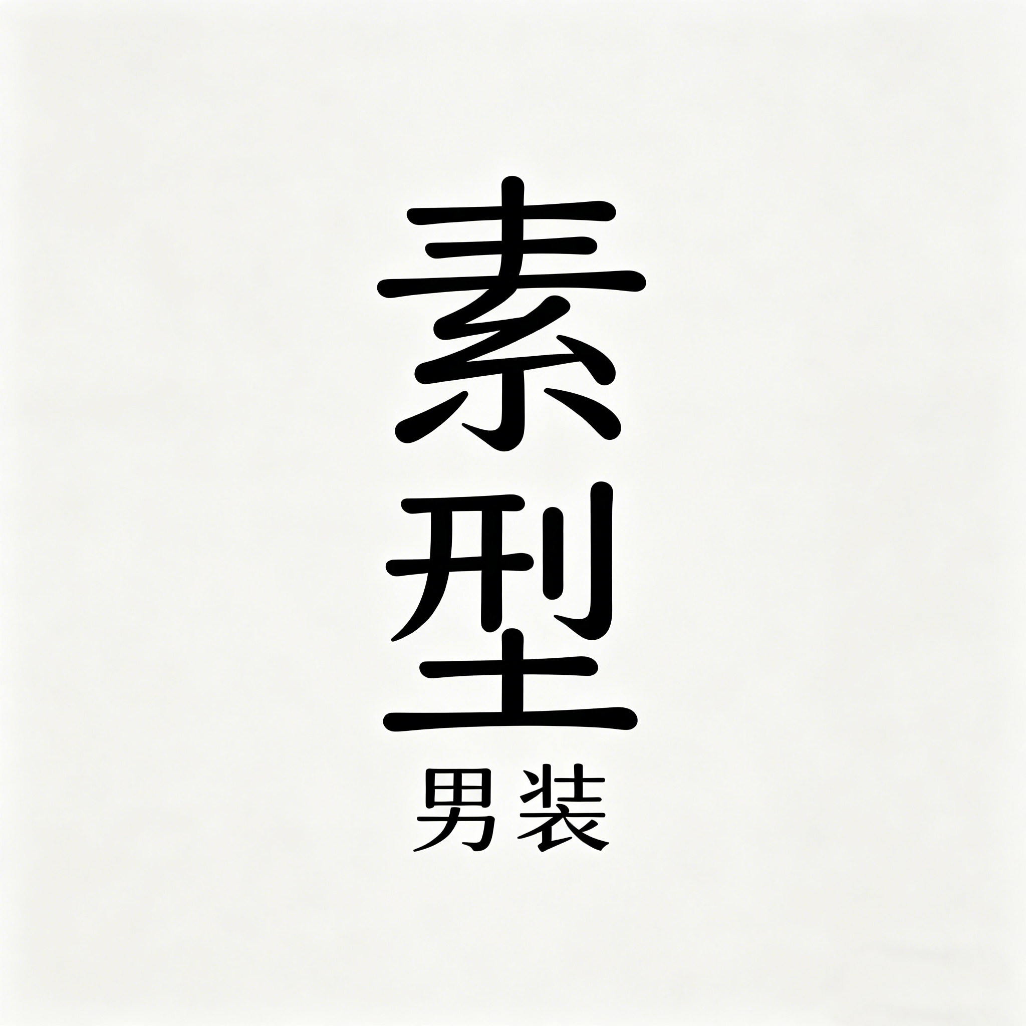 素型男装