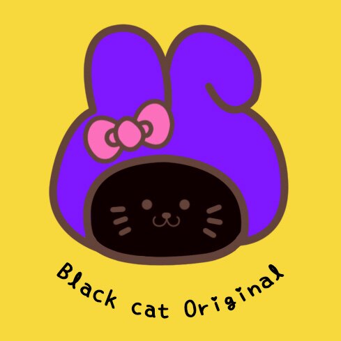 黑猫标识文创设计 店铺LOGO