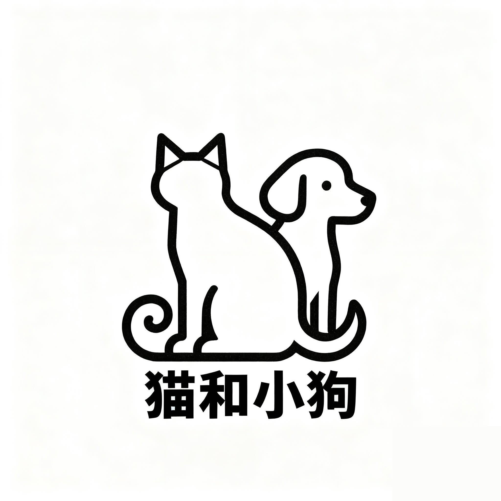 猫和小狗 店铺LOGO