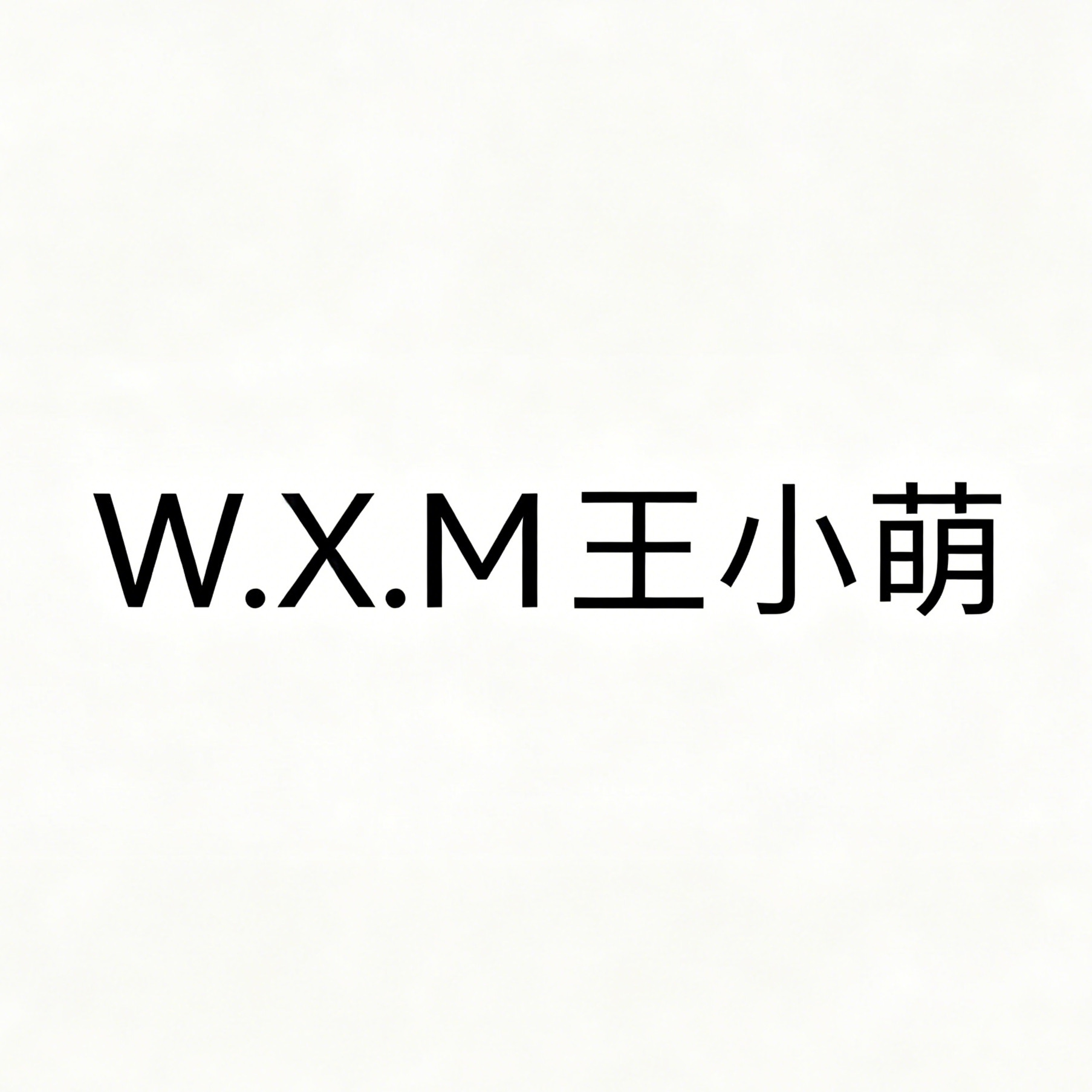 WXM王小萌 店铺LOGO