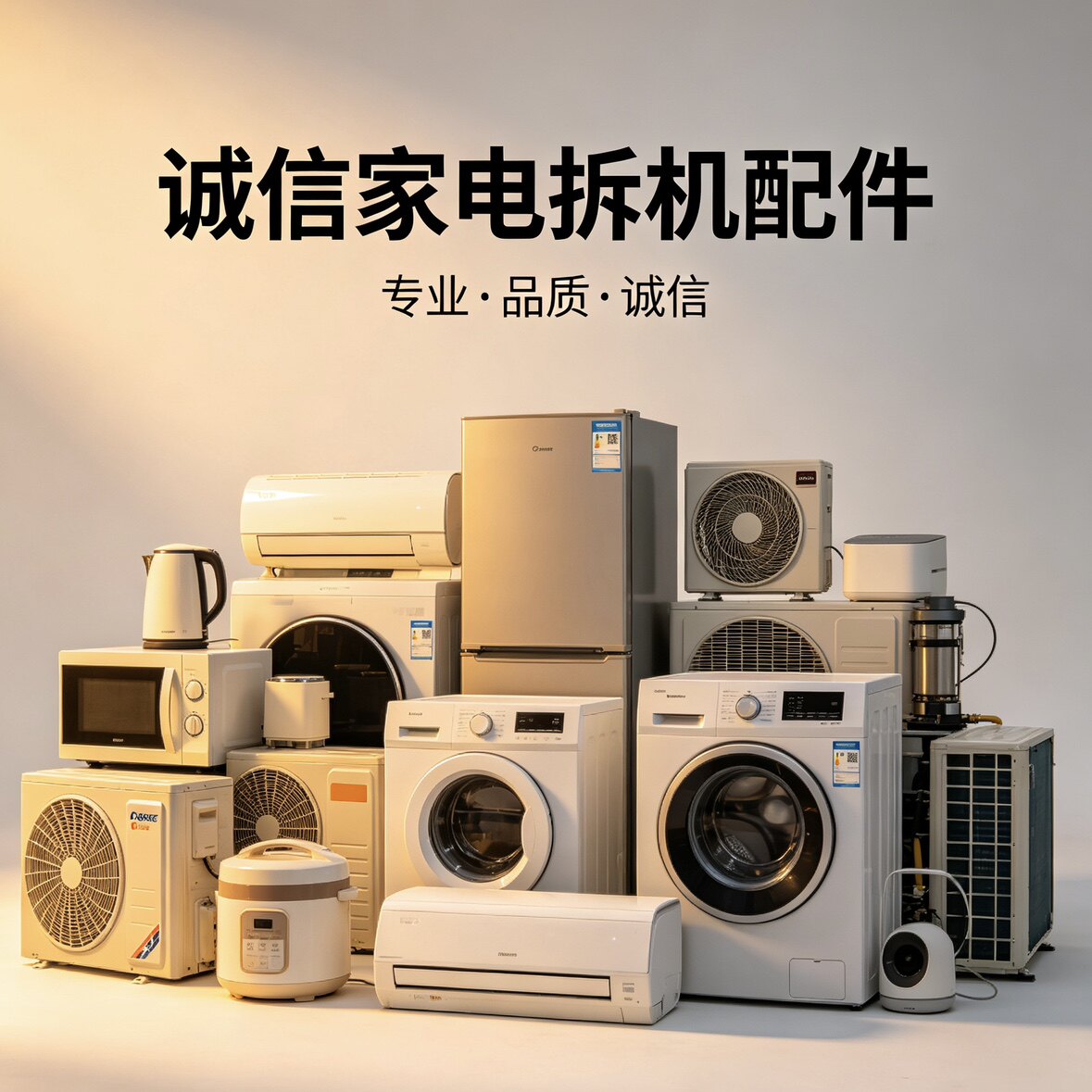 诚信家电拆机配件