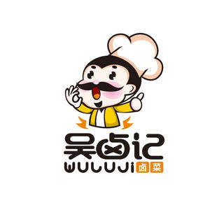 吴卤记小零食铺 店铺LOGO