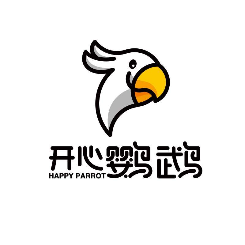 开心鹦鹉旗舰店 店铺LOGO
