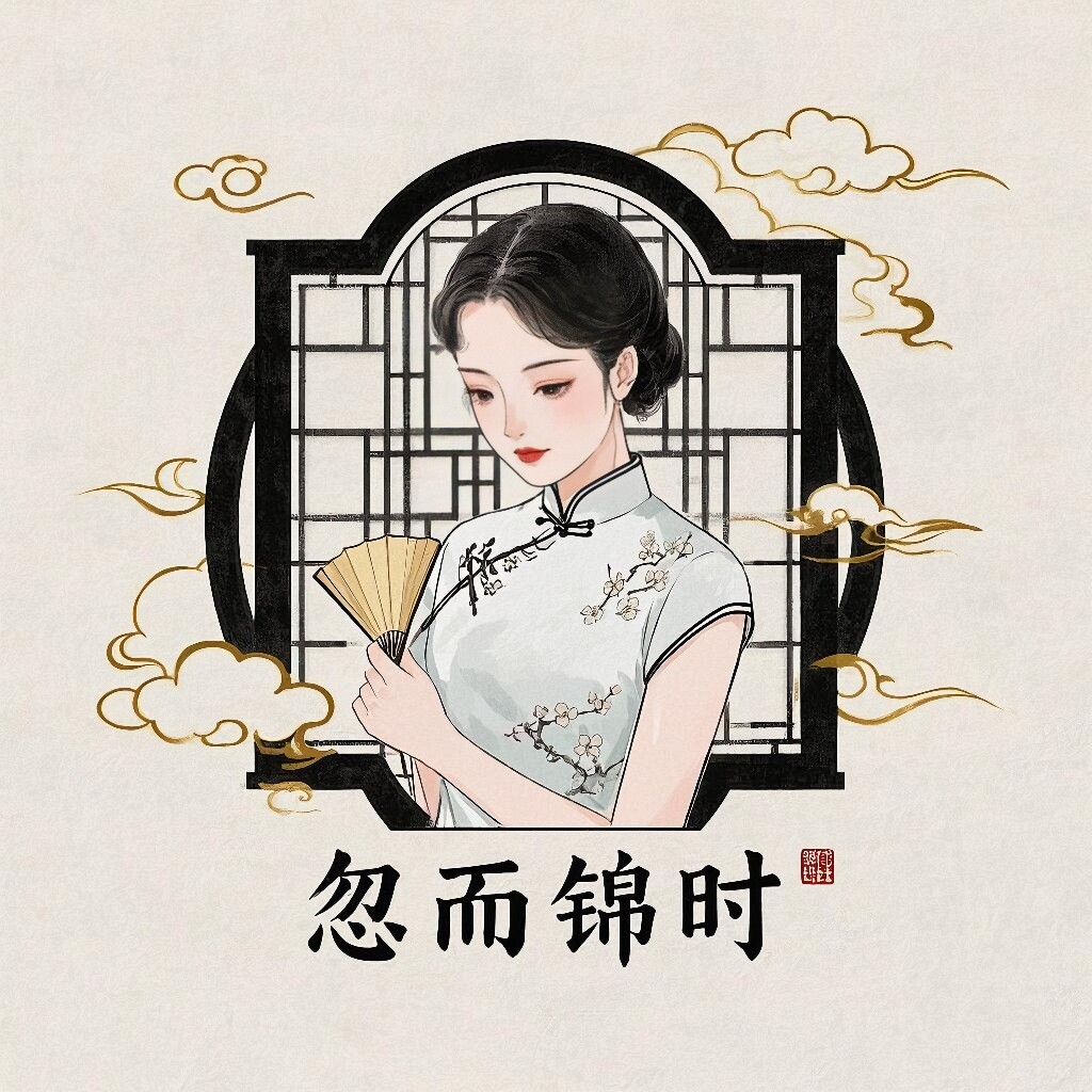 忽而锦时 新中式旗袍