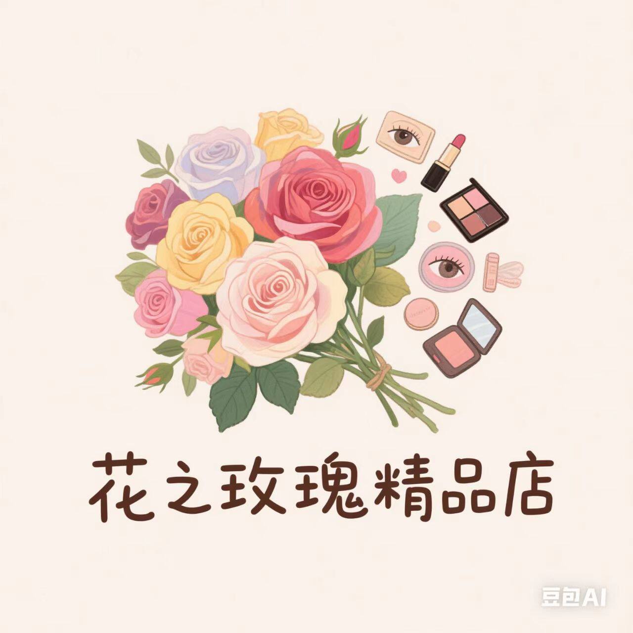 花之玫瑰精品店 店铺LOGO