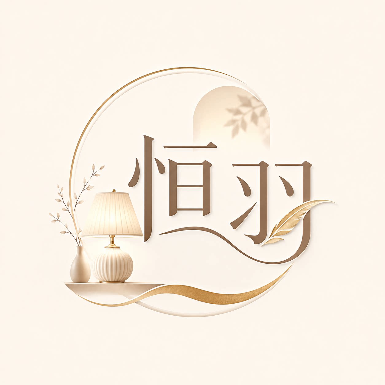 恒羽灯饰 店铺LOGO