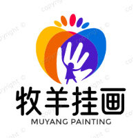 牧羊挂画