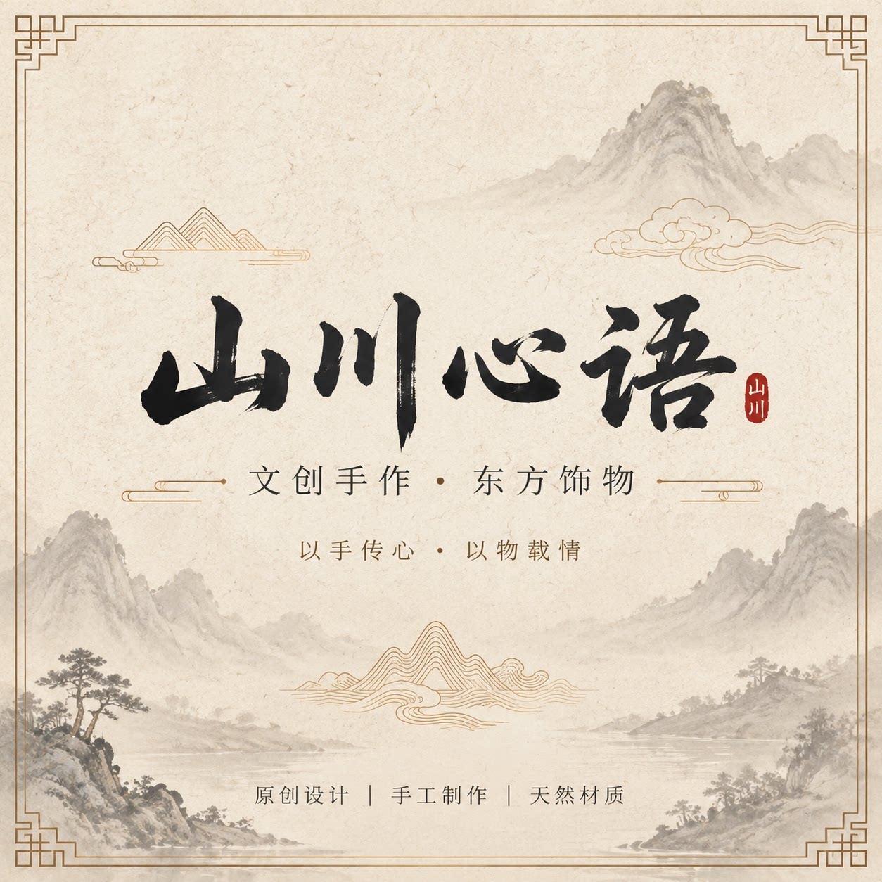 山川心语文创手作