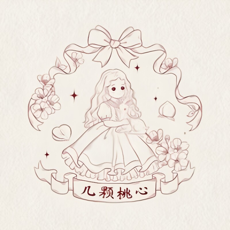 几颗桃心原创设计 原月汐家lolita