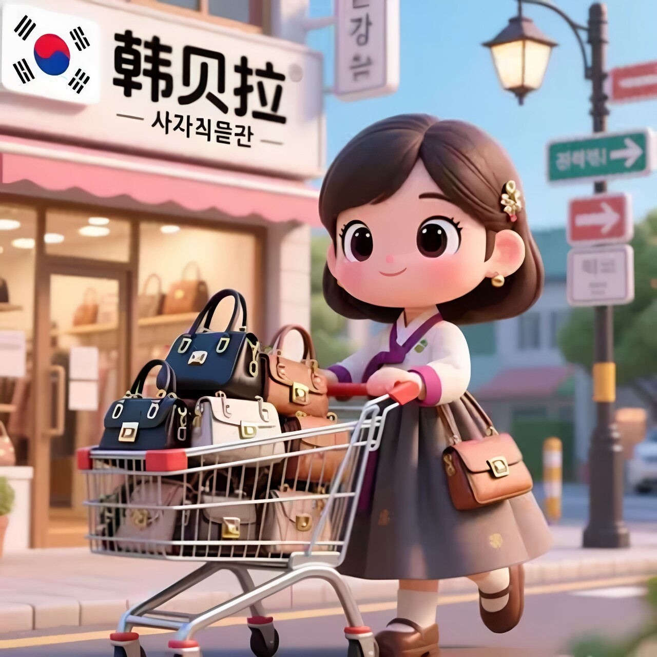 Korea首尔韩贝拉很韩