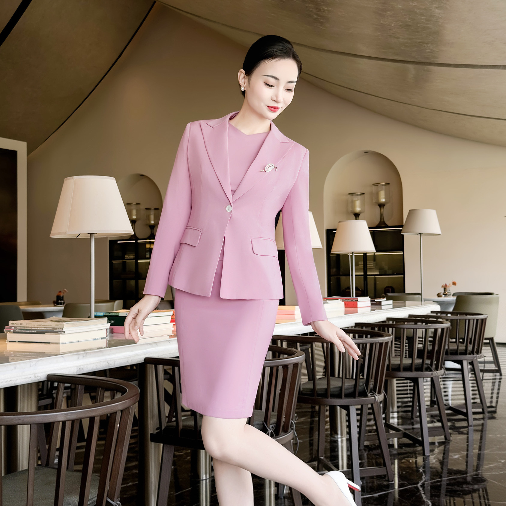 彩蝶定制 office lady