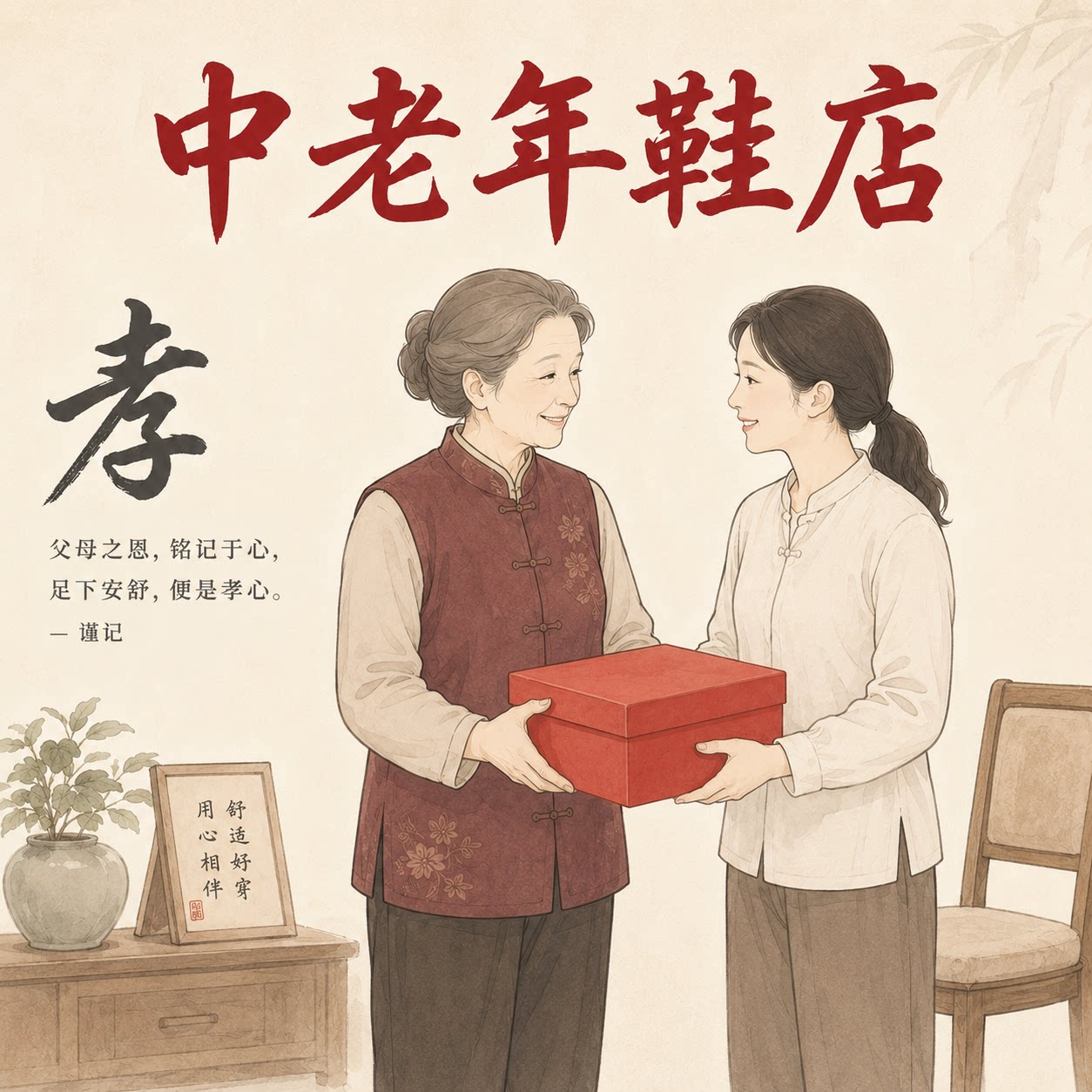 老北京布鞋中老年鞋店 店铺LOGO