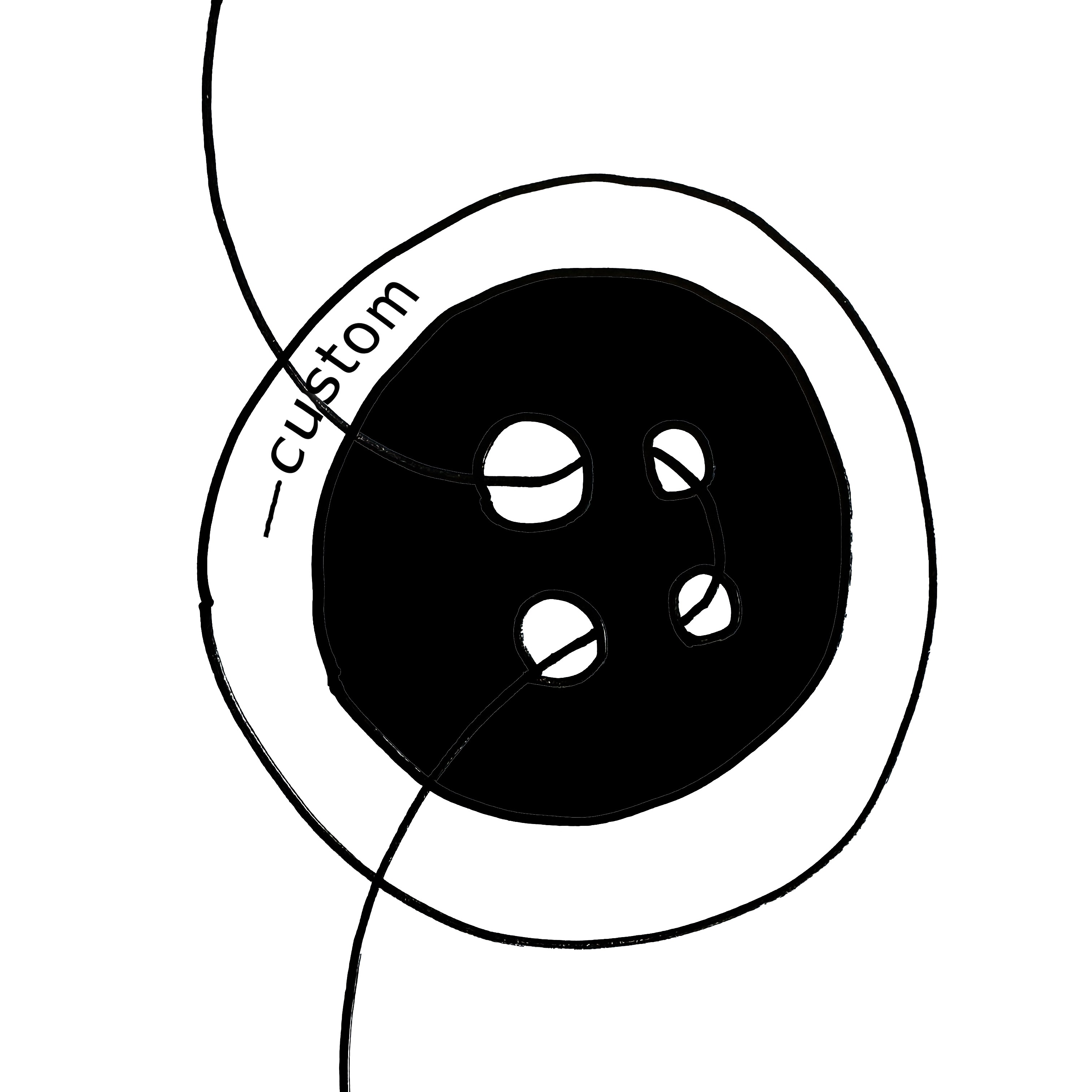 自定义纽扣 店铺LOGO