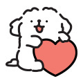 线条小狗 店铺LOGO