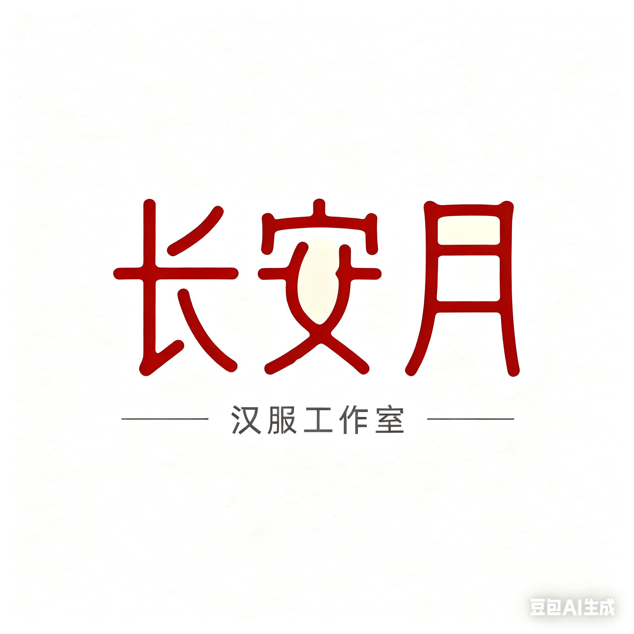 长安月汉服工作室 店铺LOGO