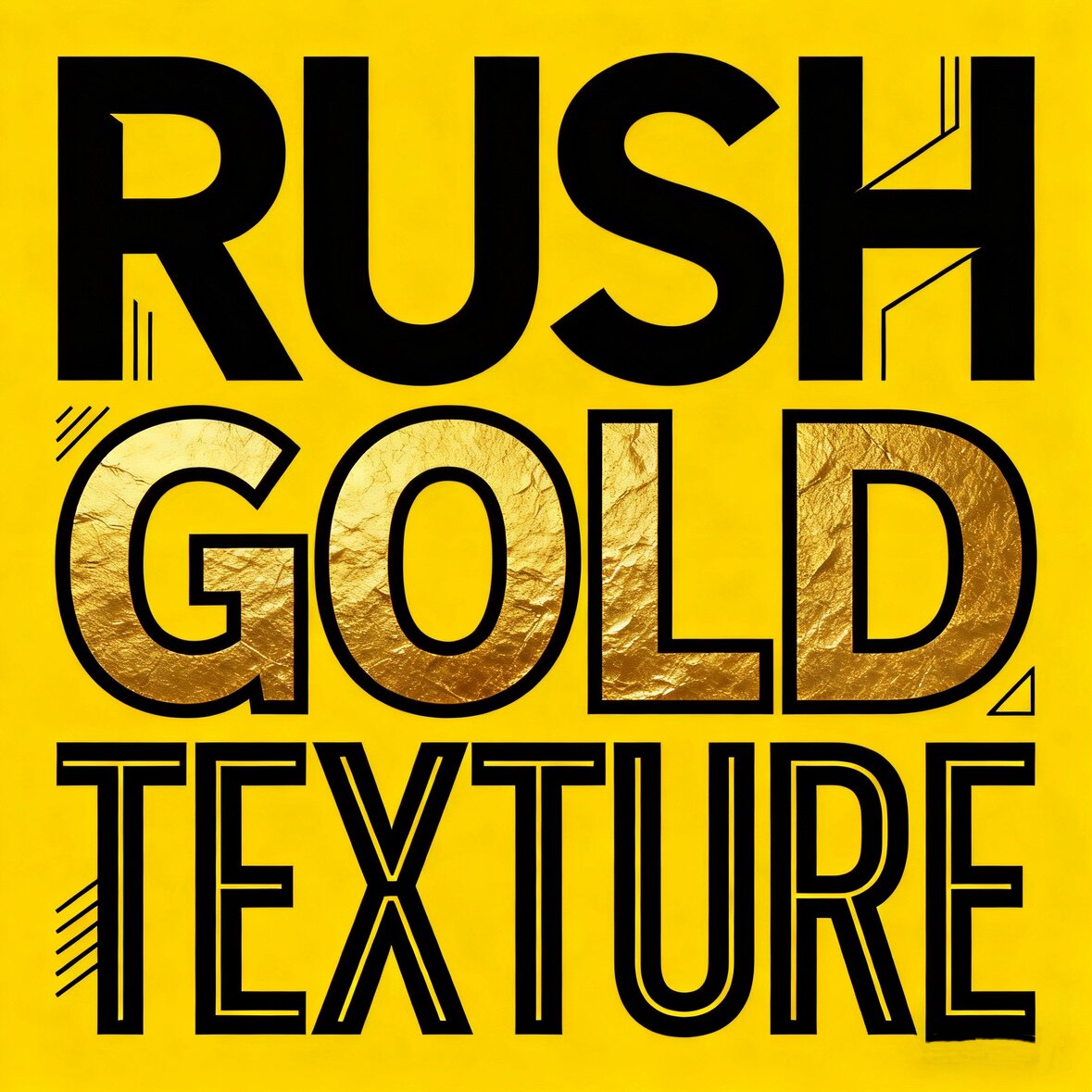 RUSH GOLD TEXTURE