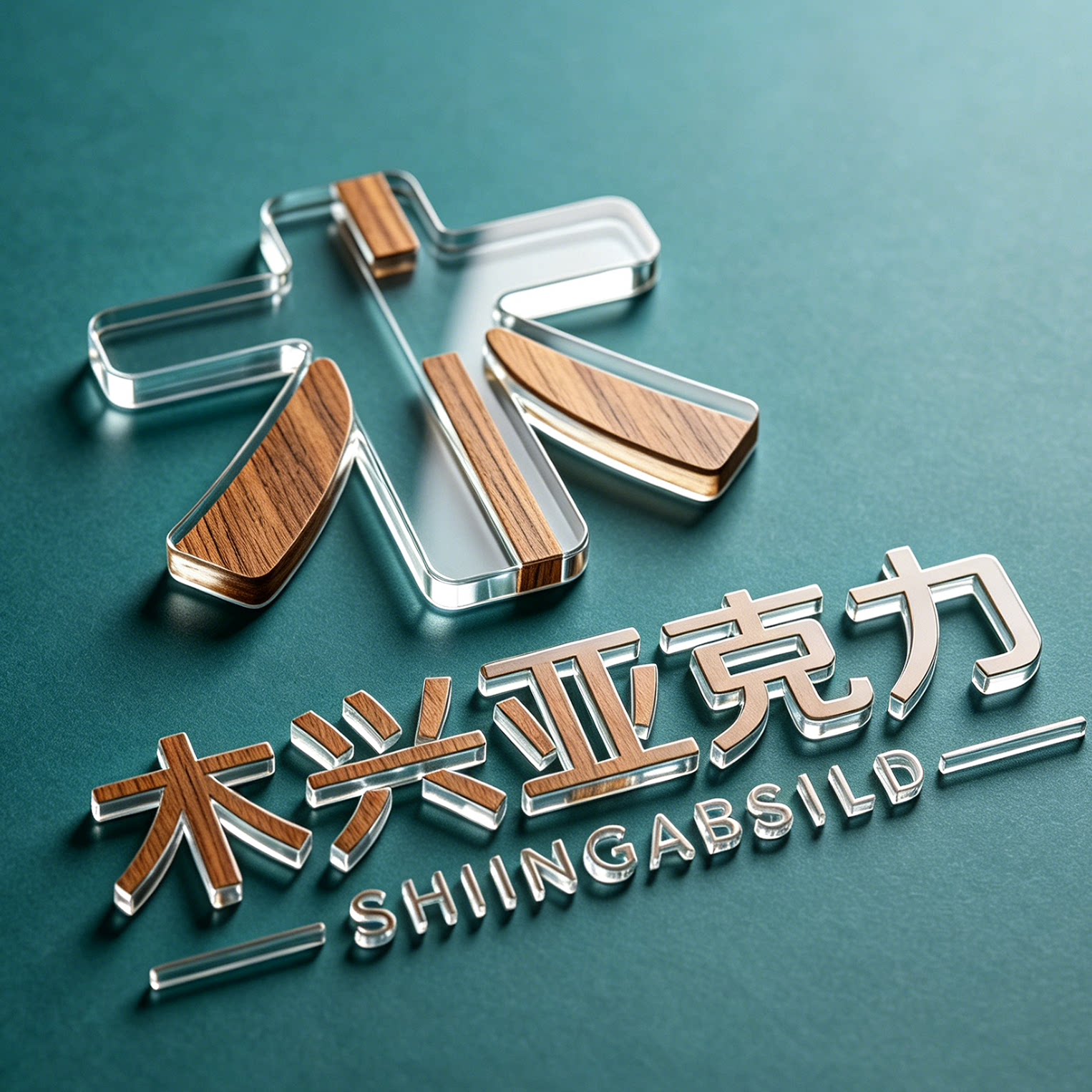 木兴亚克力定制 店铺LOGO