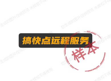 搞快点远程服务
