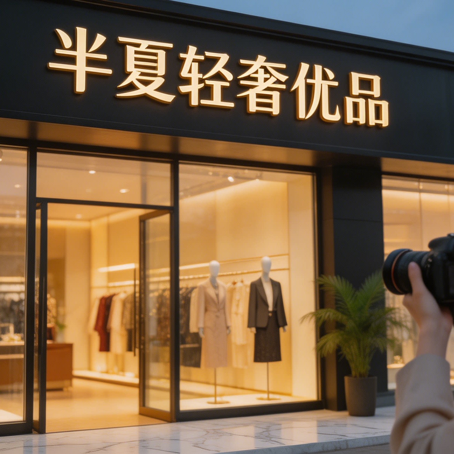 半夏轻奢品牌内部折扣店