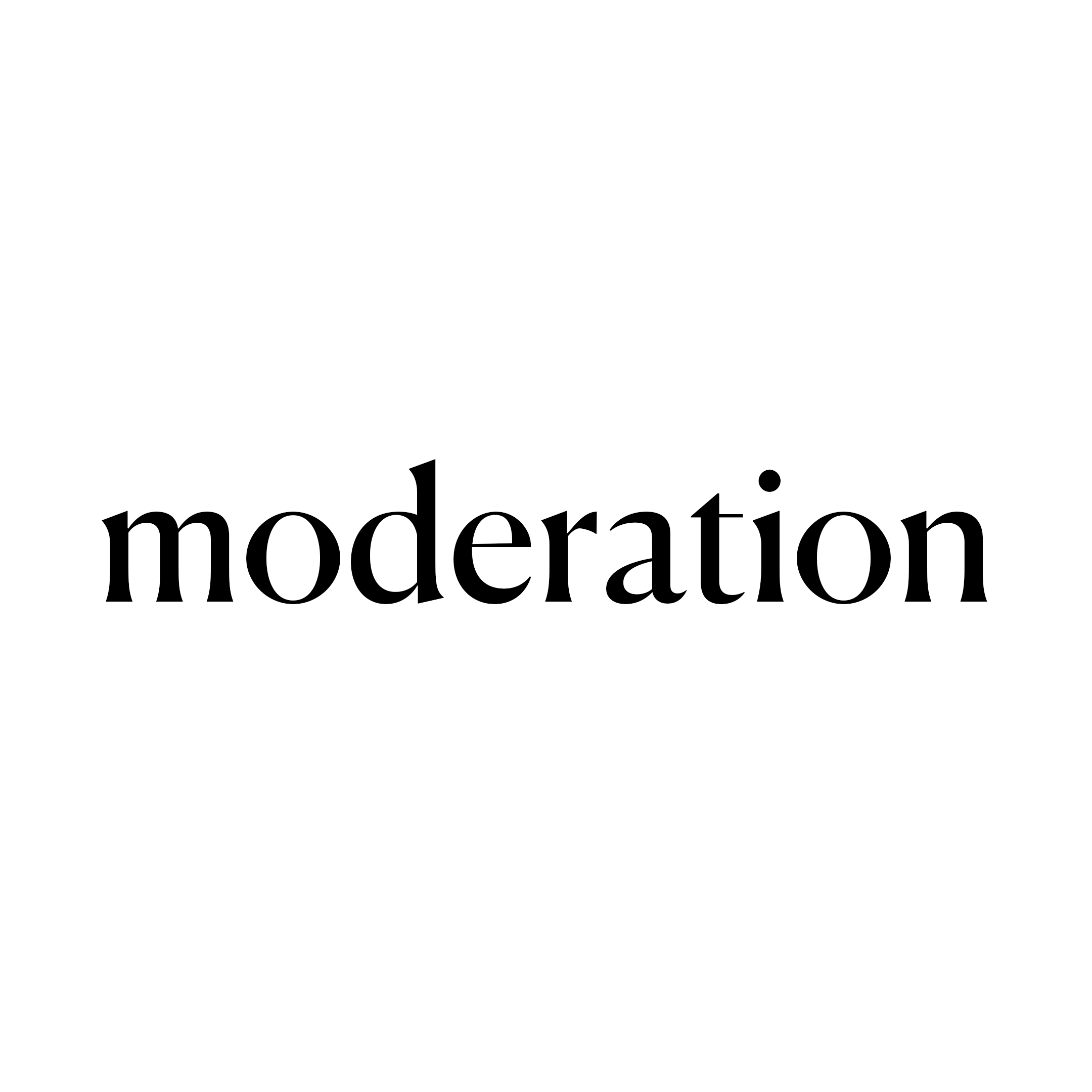 Moderation 店铺LOGO