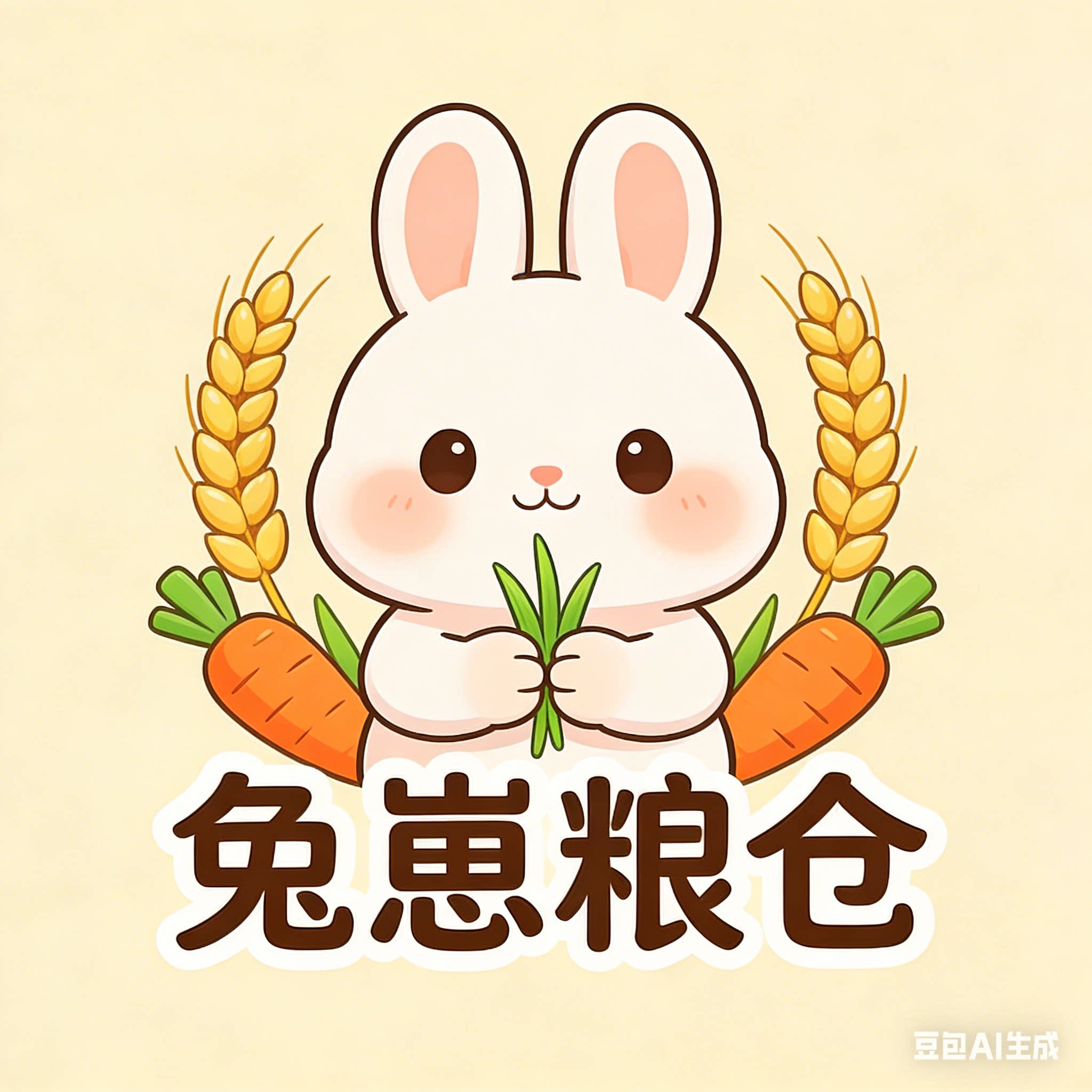 兔崽粮仓 店铺LOGO