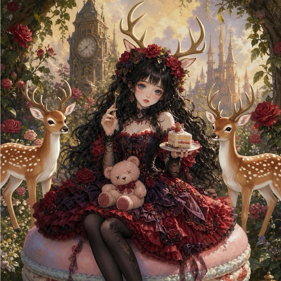 蔷薇与鹿Lolita工作室
