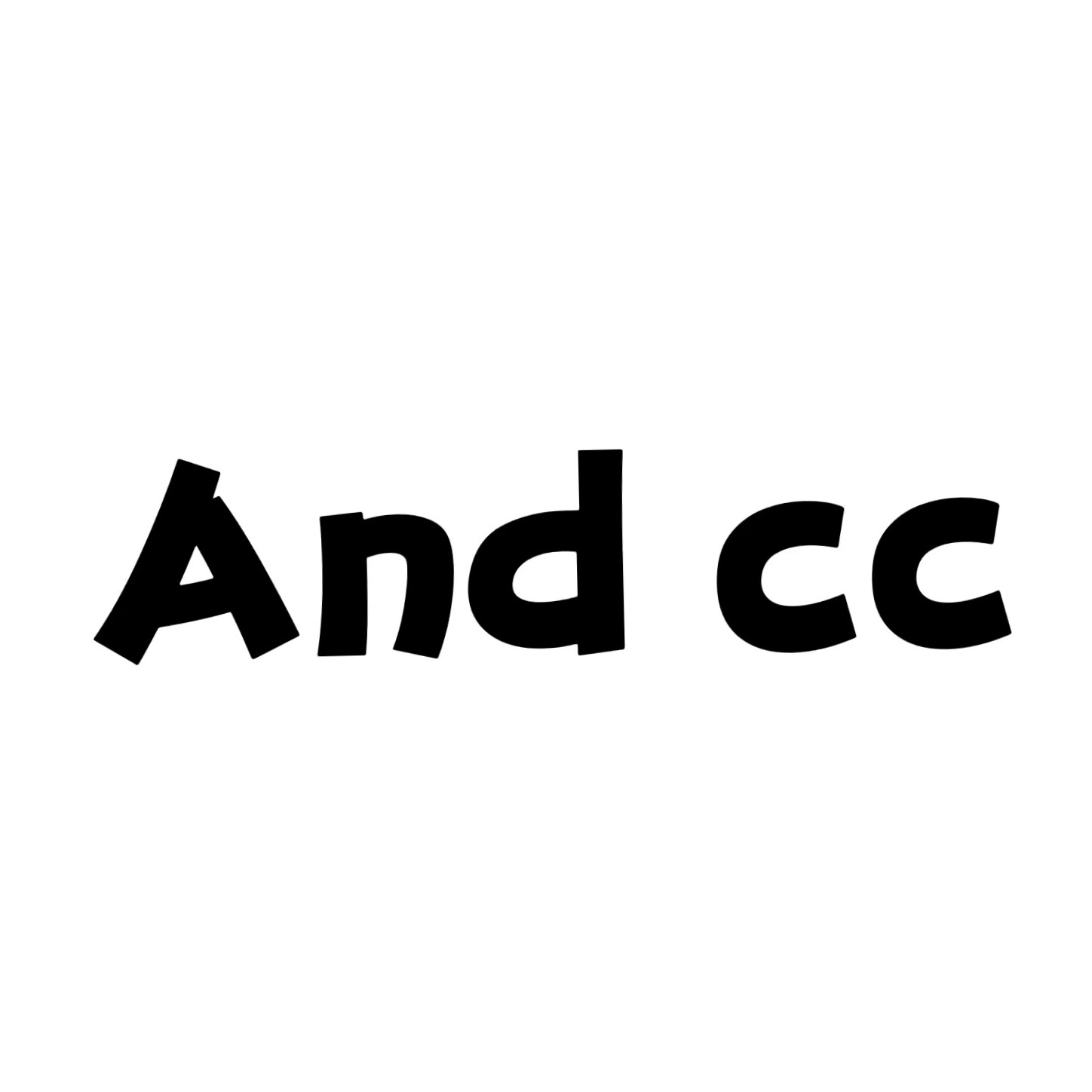 And cc私人高端定制 店铺LOGO