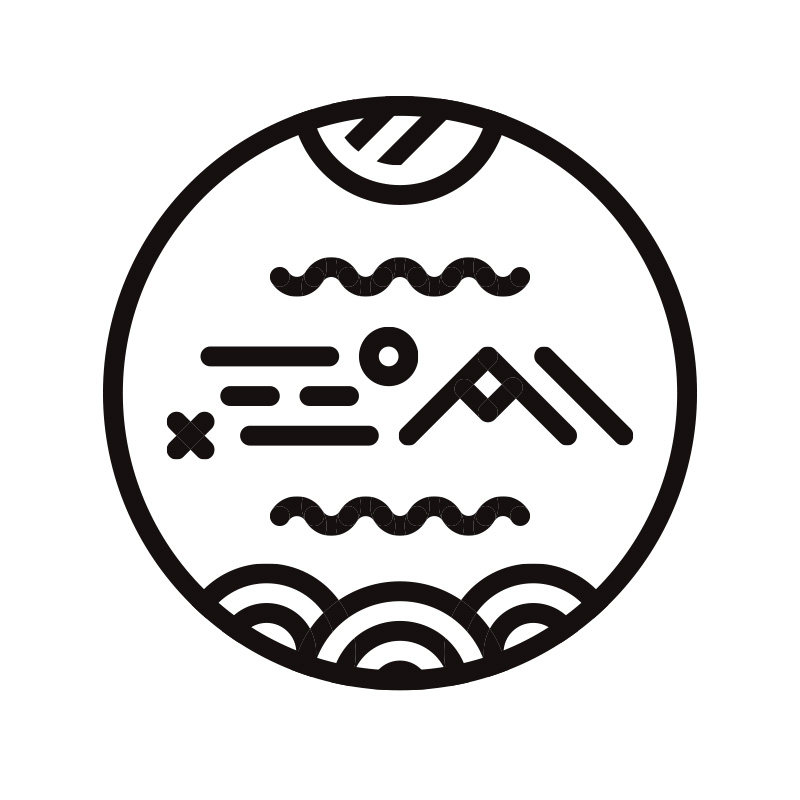 雾撞山野