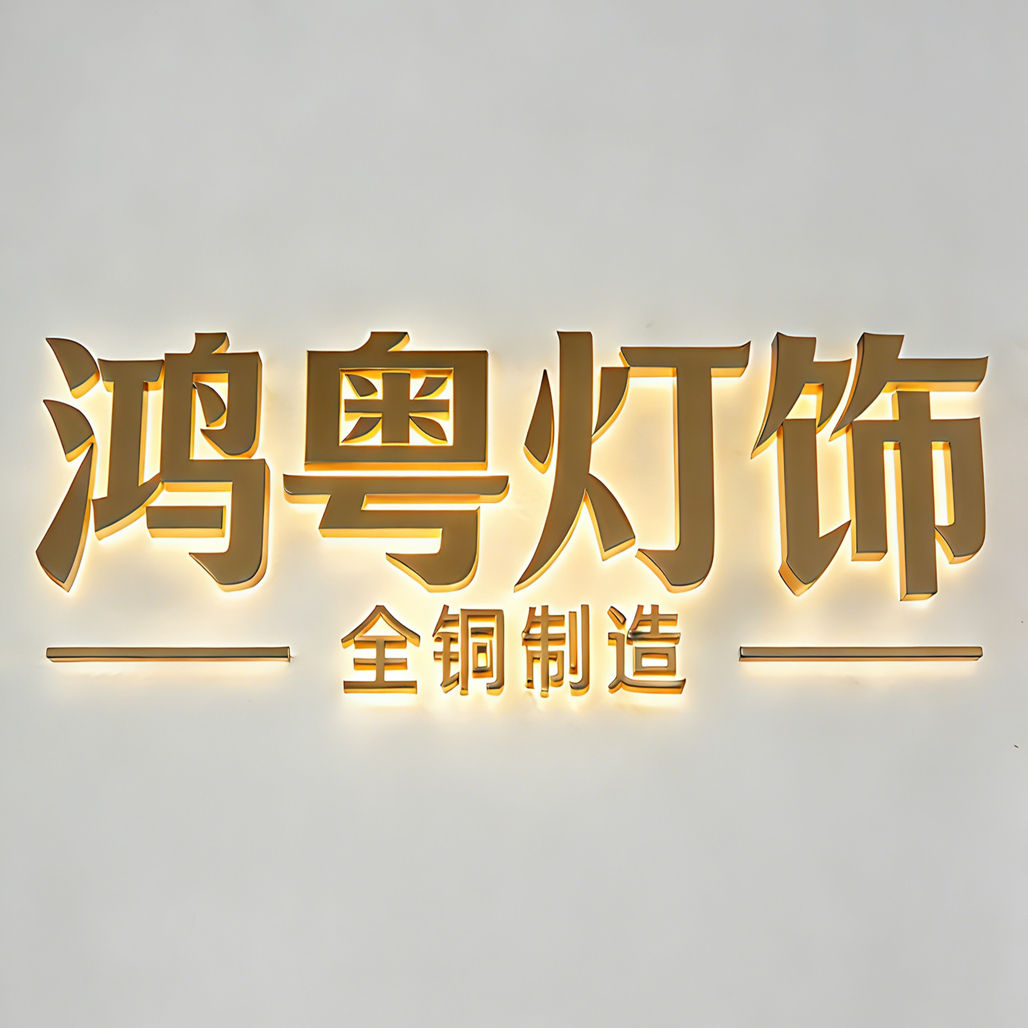 鸿粤灯饰 店铺LOGO