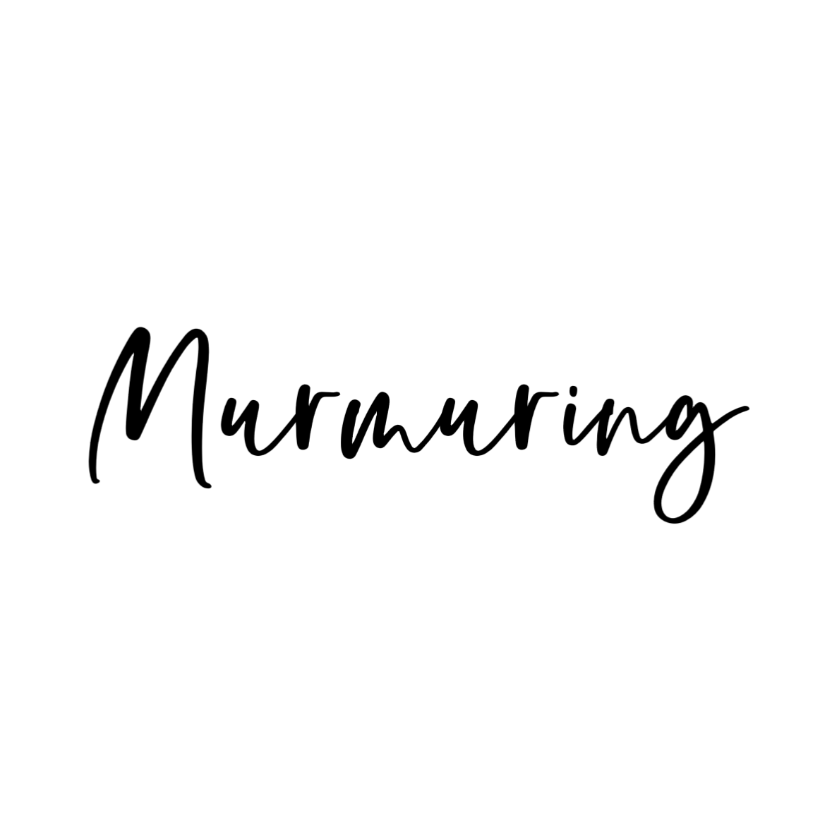 Murmuring