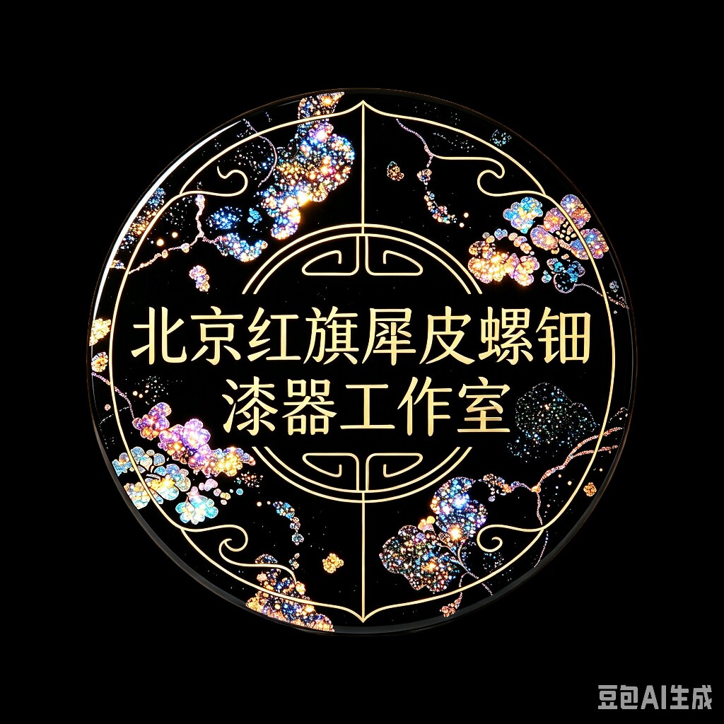 不开票北京红旗犀皮螺钿漆器