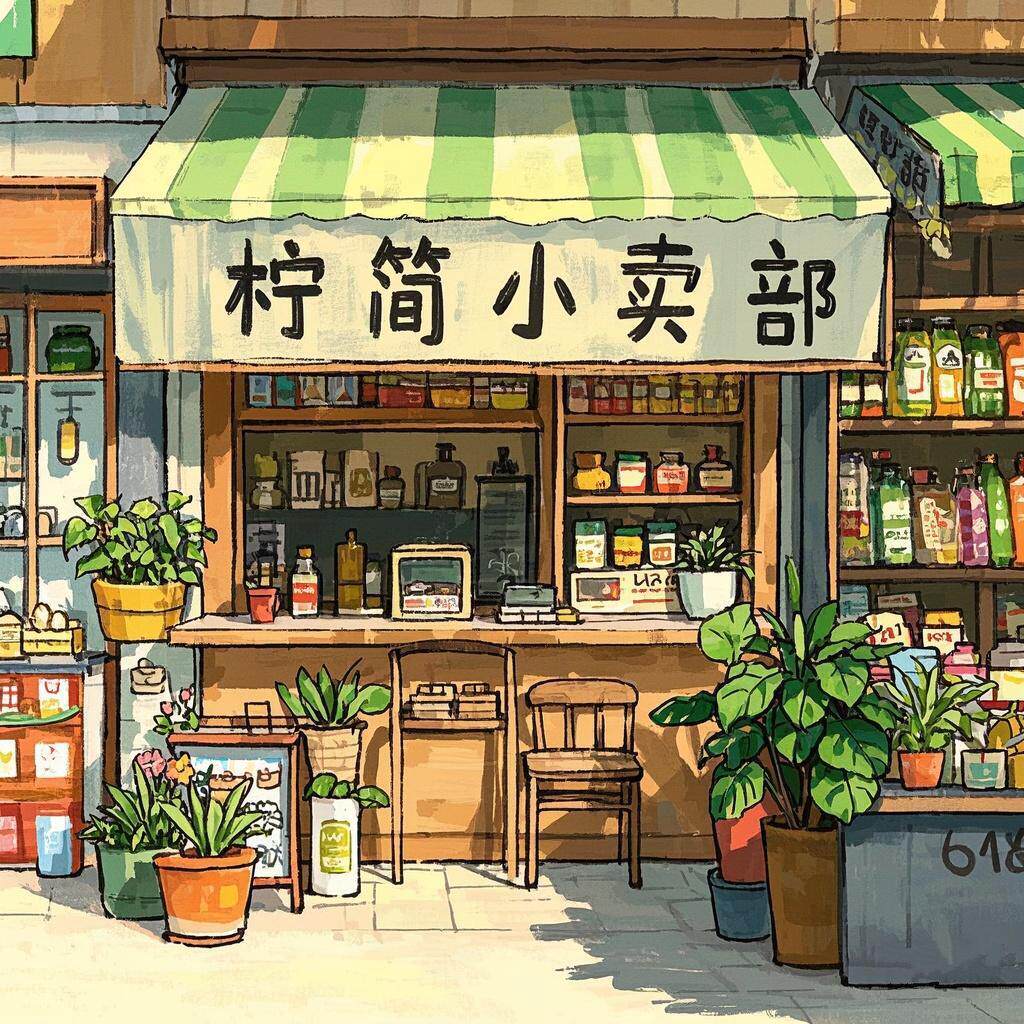 柠简小卖部 店铺LOGO