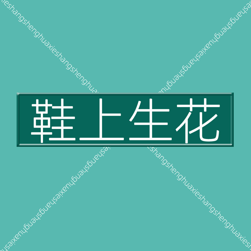 鞋上生花