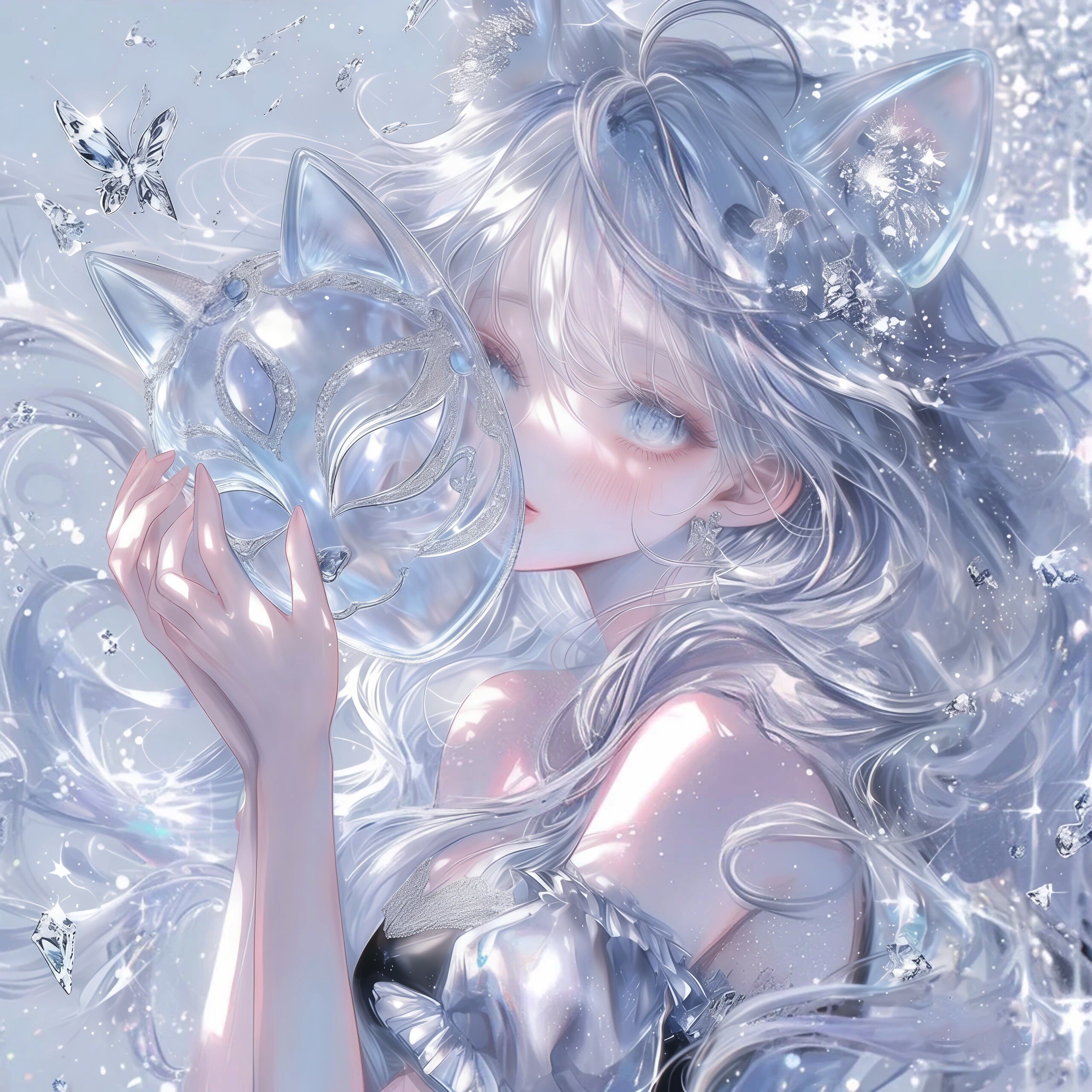 Snowflake Nail小雪花穿戴甲