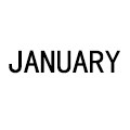 JANUARY 一月