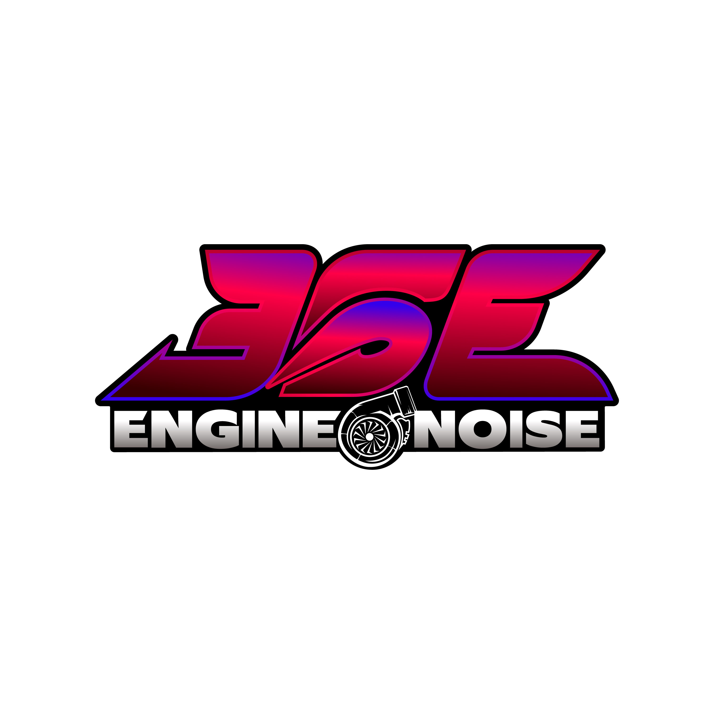 Engine noise車貼 貼紙设计