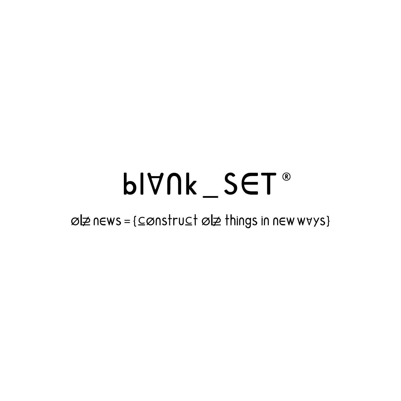 BLANK SET STUDIO