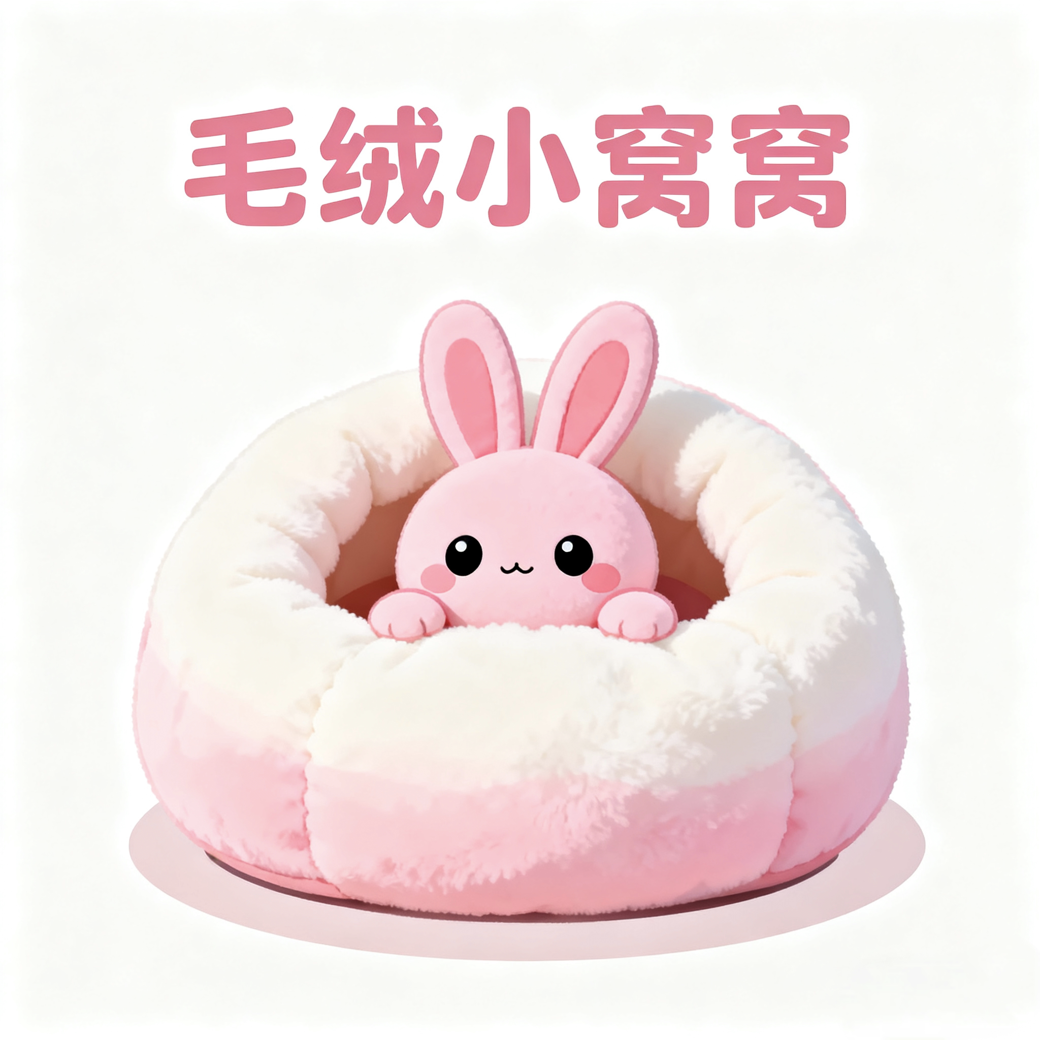毛绒小窝窝