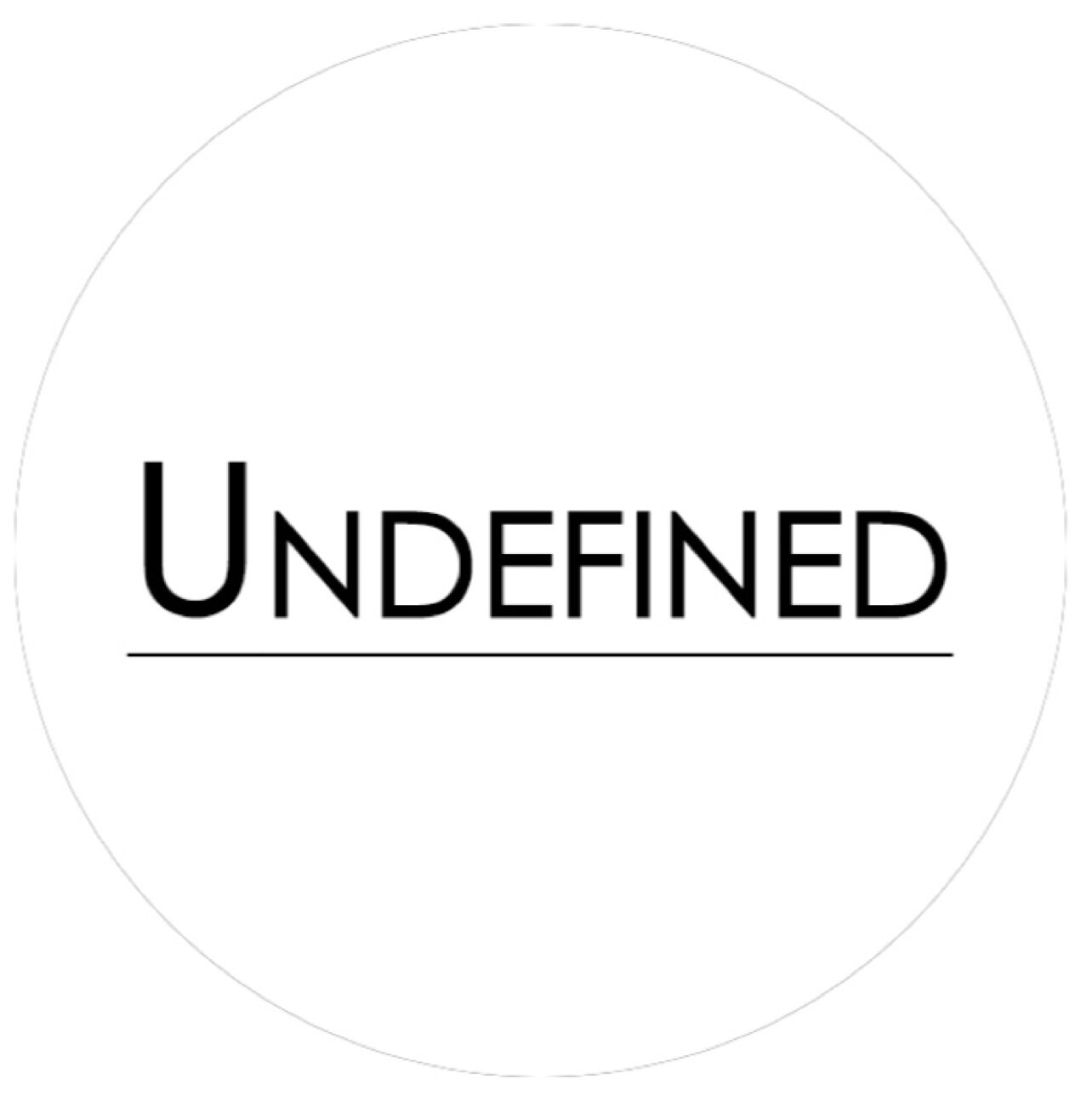 Undefined 未定义
